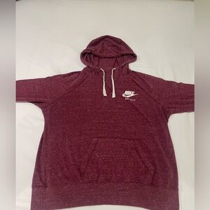 Nike burgundy  women hoodie